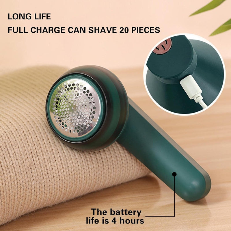 Rechargeable Lint Remover – Portable Fabric Shaver for Lint & Fuzz Removal | Gentle Fabric Shaver for Clothes