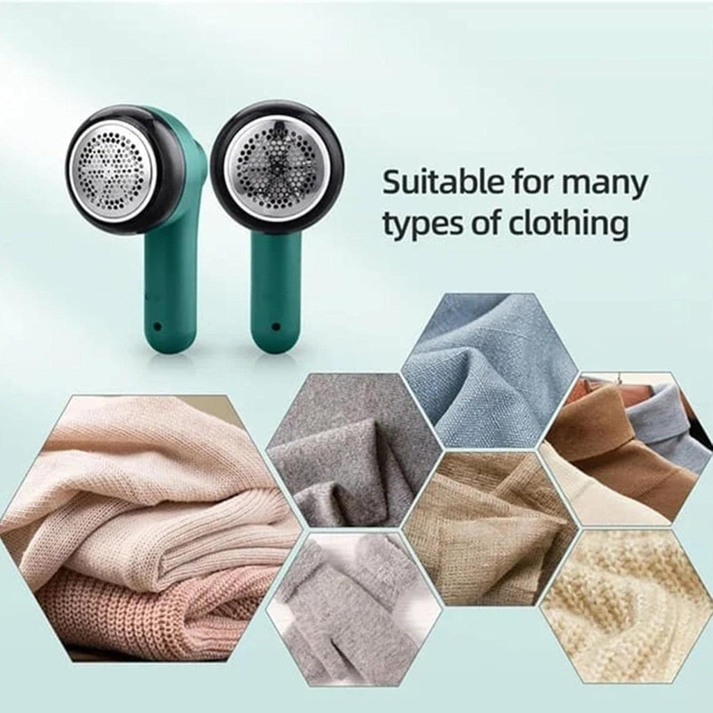 Rechargeable Lint Remover – Portable Fabric Shaver for Lint & Fuzz Removal | Gentle Fabric Shaver for Clothes