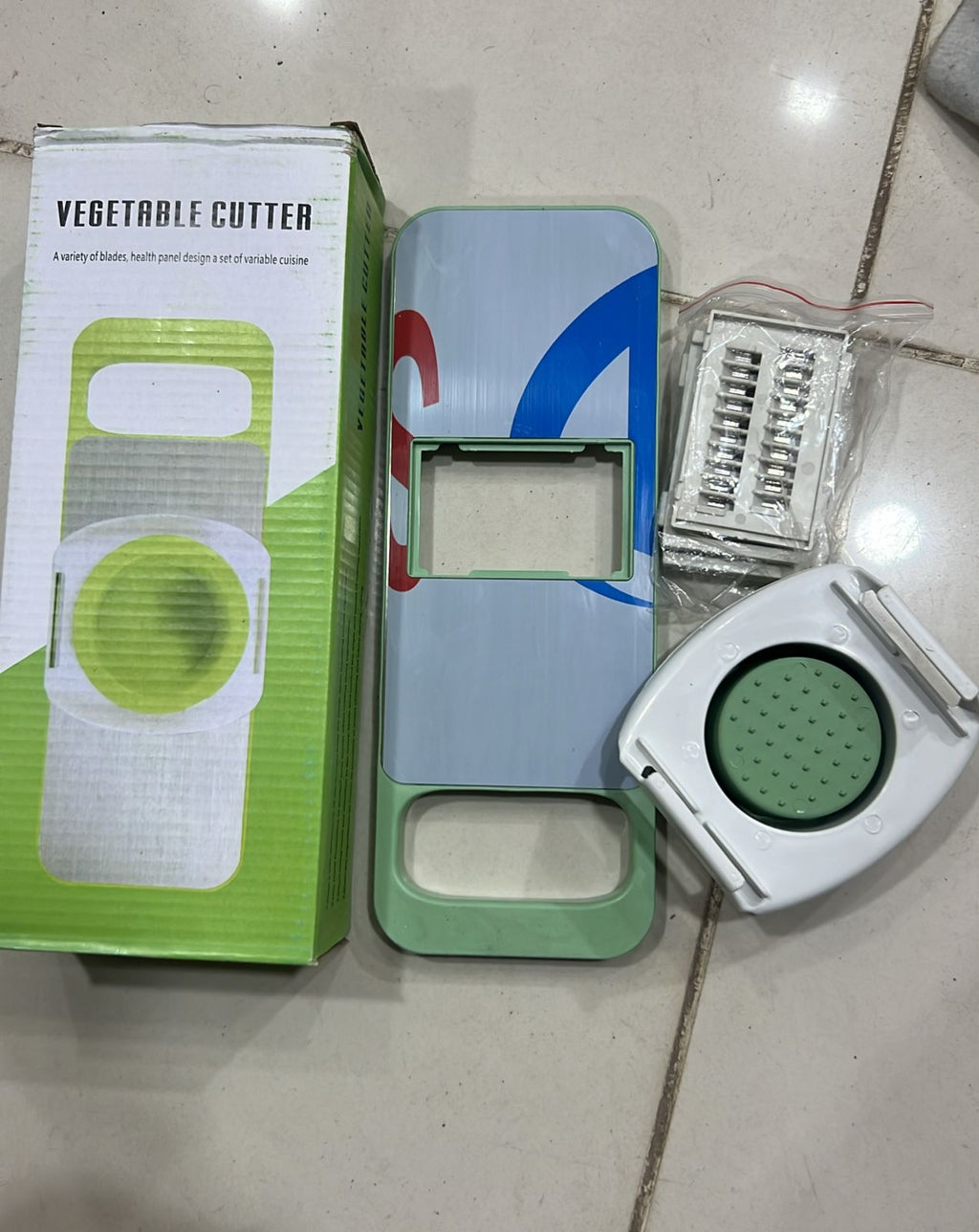 5in1 Vegetable Cutter | Multifunctional Stainless Steel Vegetable Cutter & Slicer