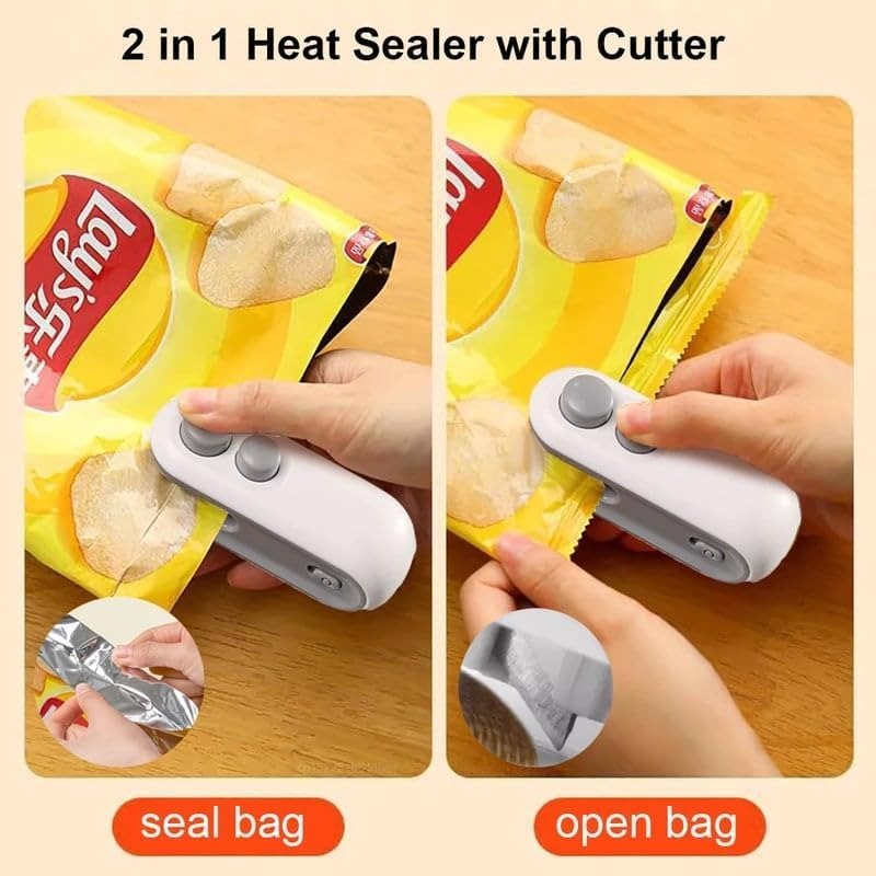 Portable Mini Sealer For Plastic Bags | Handheld Heat Sealing Machine (Important)