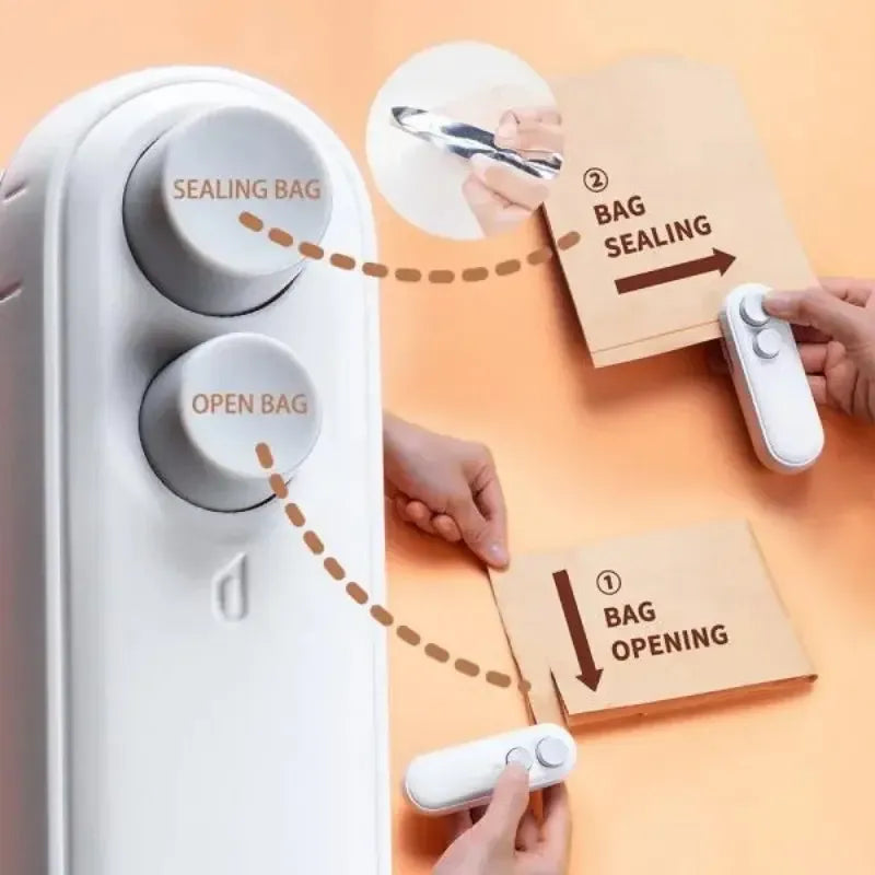 Portable Mini Sealer For Plastic Bags | Handheld Heat Sealing Machine (Important)