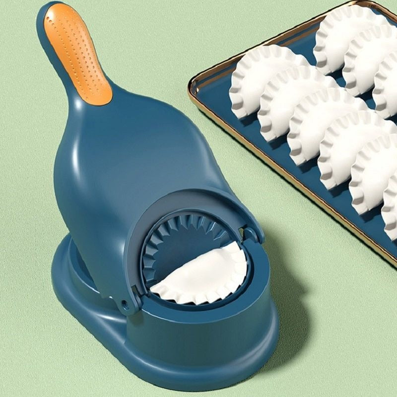 2-in-1 Manual Dumpling Maker & Dough Press Machine | Portable Samosa & Gujiya Mould Tool