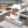 Foldable Desktop Mini Sponge Mop | Portable Wet & Dry Cleaning